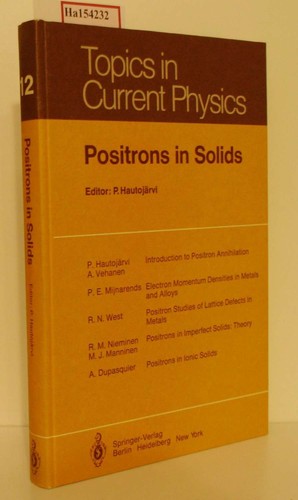 Positrons solids topics - in, (=topics