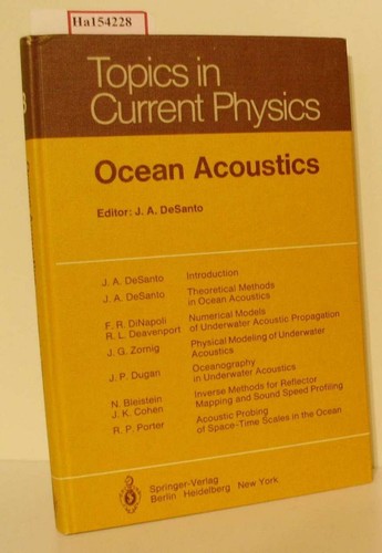 Ocean acoustics topics in - ocean, acoustics.